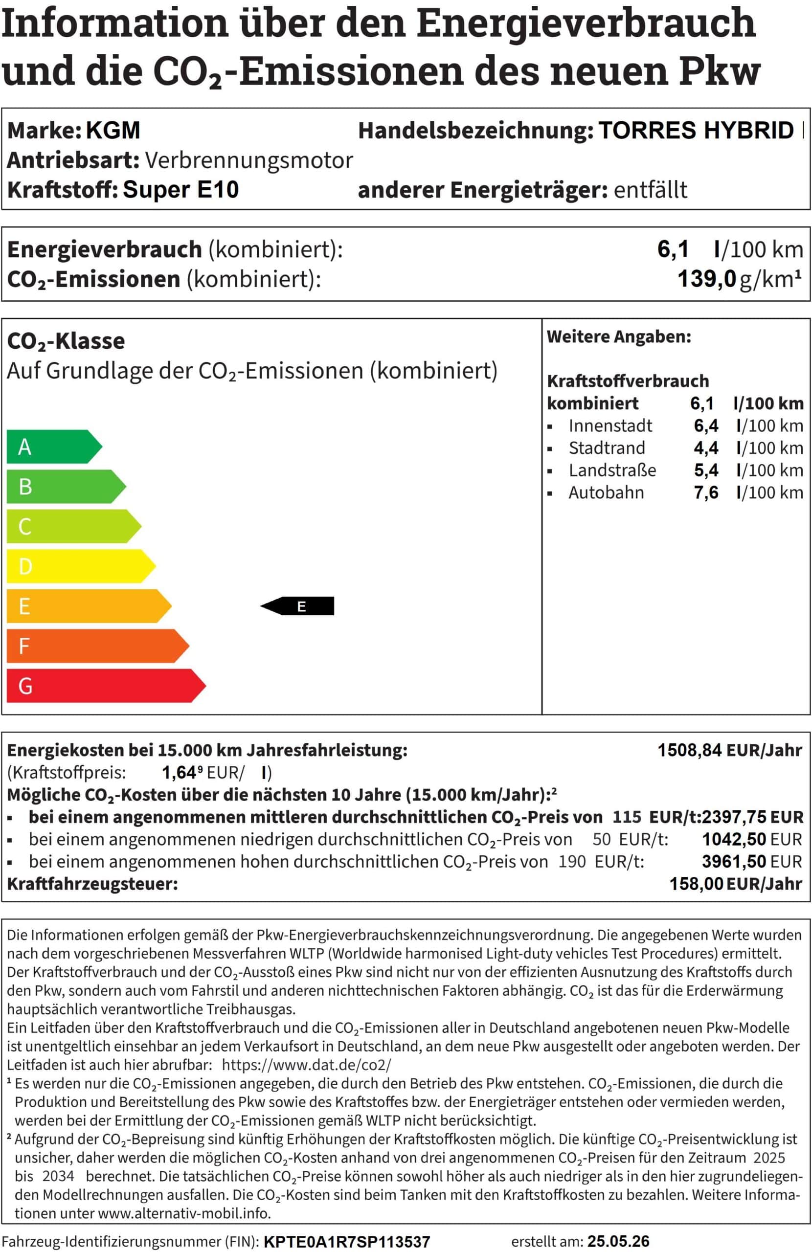 KGM TORRES HYBRID EDITION – Fahrzeugbild 18